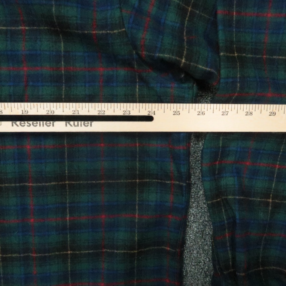 VINTAGE Pendleton Shirt Mens XL Green Blue Tartan Plaid Wool Flannel Long Sleeve - Picture 5 of 8